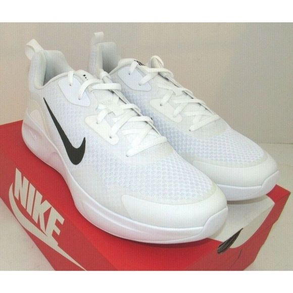 Nike Other - NIKE Wearallday White Black Mesh All Day Athletic Sneakers Mens Shoes CJ1682-101